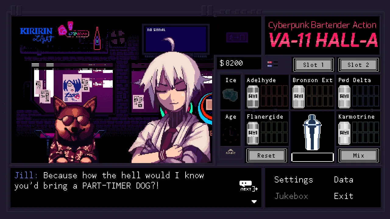 VA-11 Hall-A: Cyberpunk Bartender Action — 2
