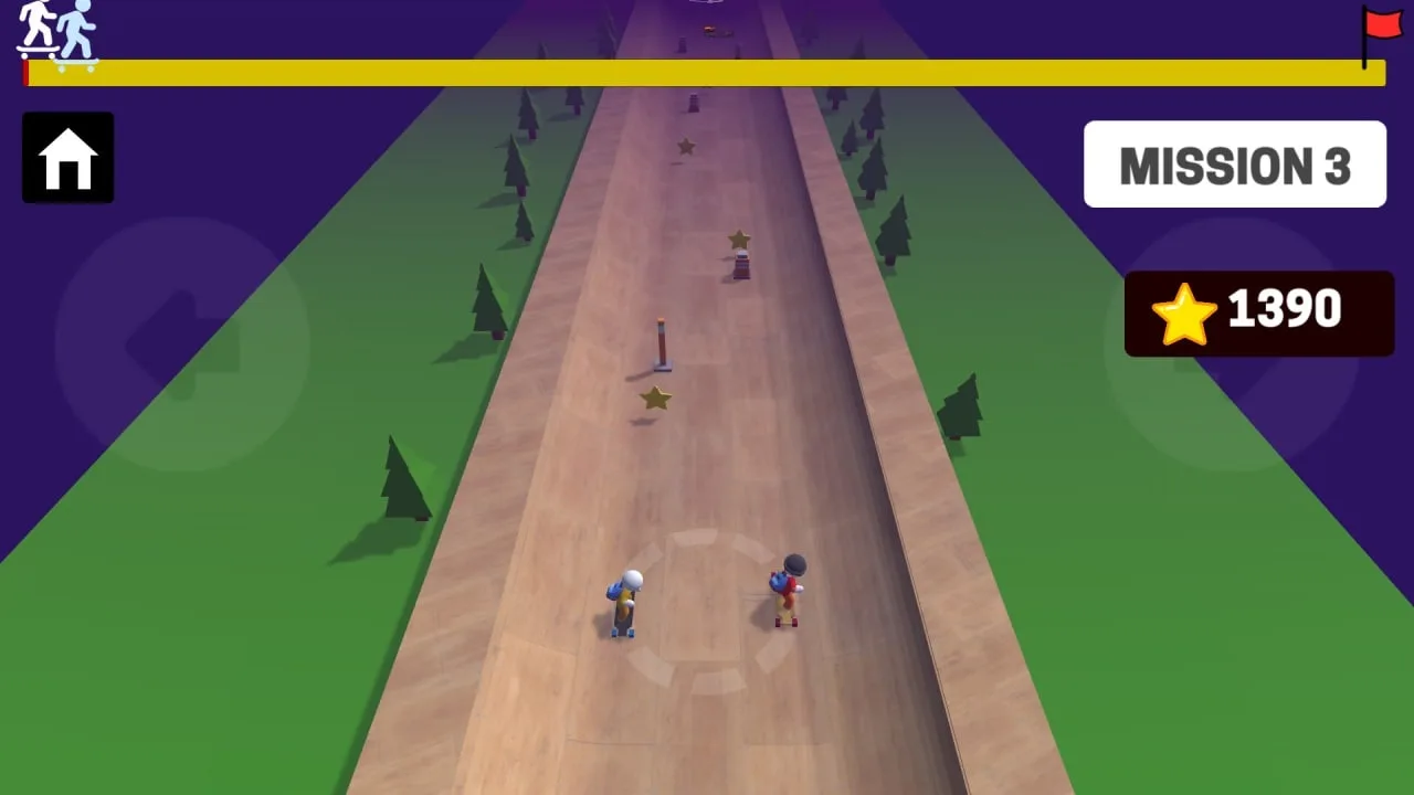 Two Skateboards Driving Simulator — 2