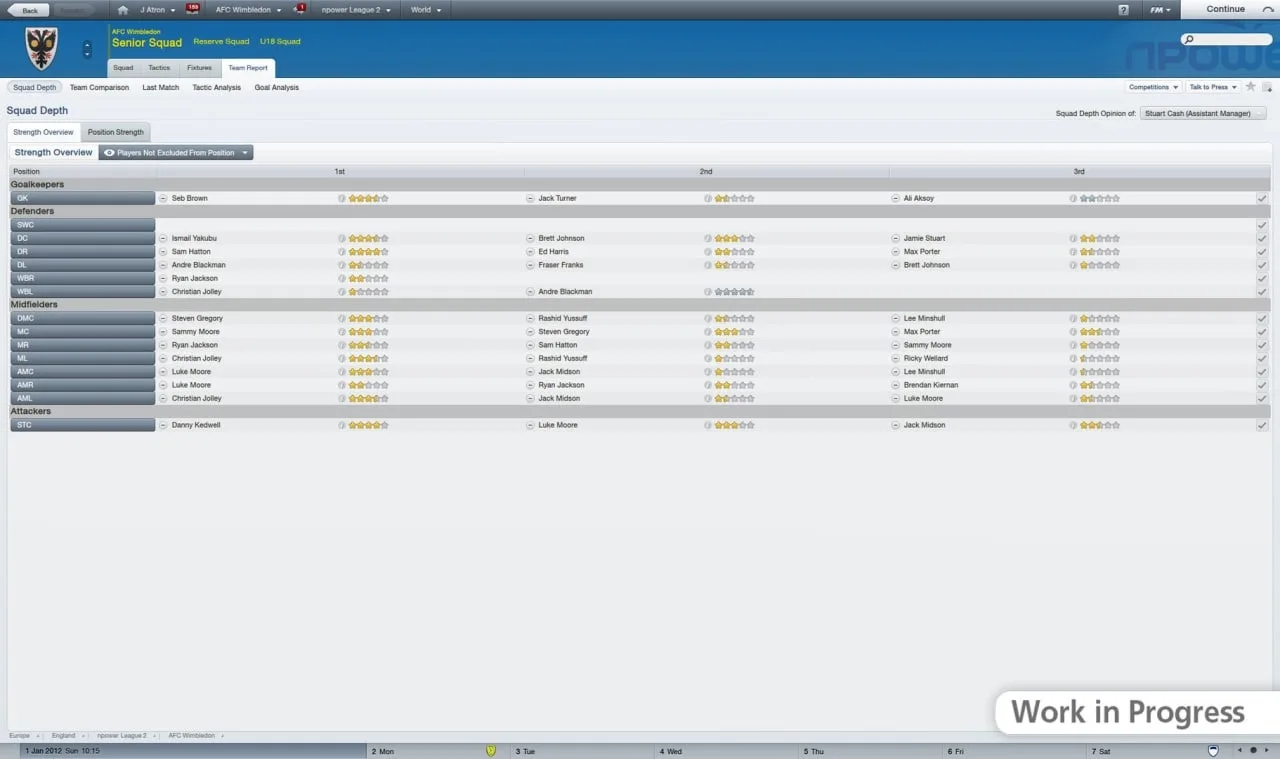 Football Manager 2012 — 8