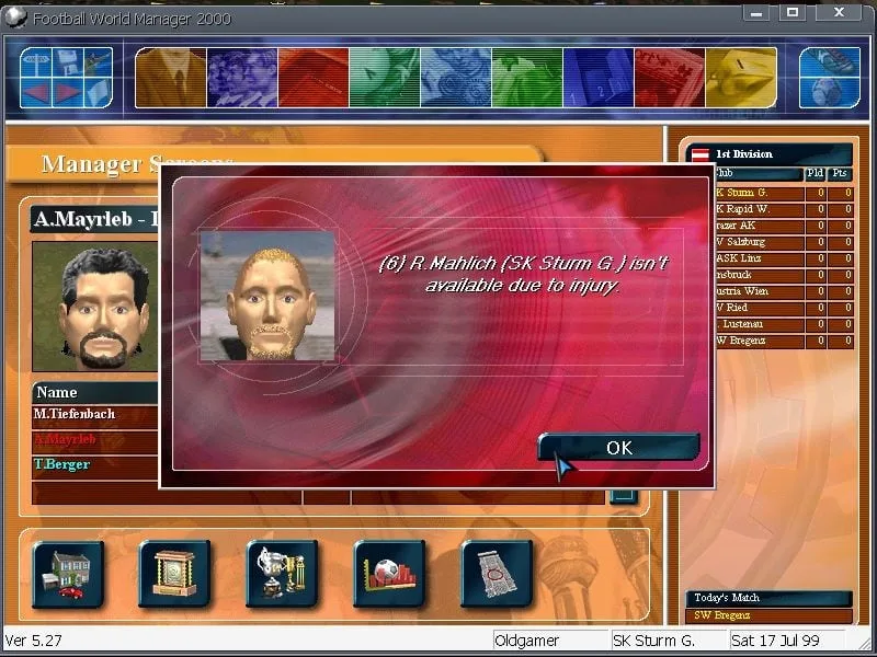Football World Manager 2000 — 1