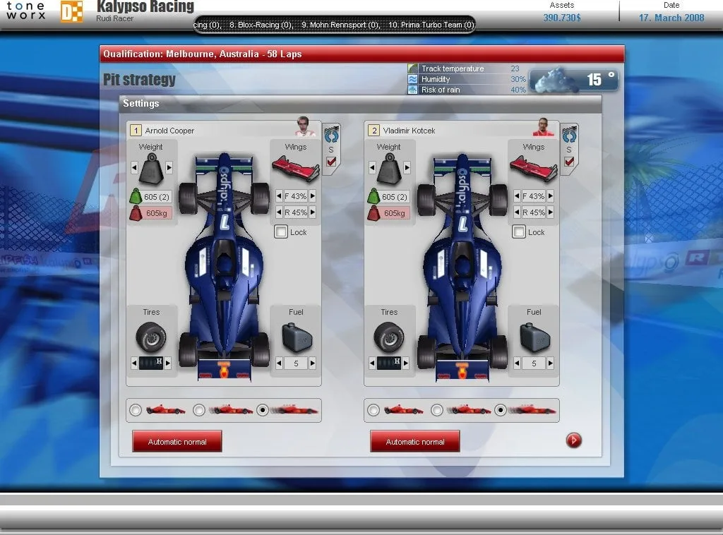 RTL Racing Team Manager — 4