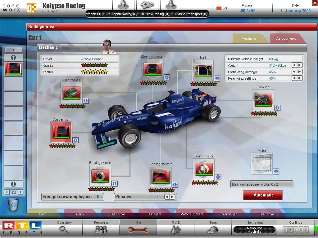 RTL Racing Team Manager — 5