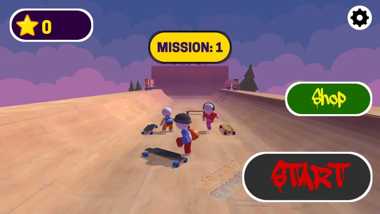 Two Skateboards Driving Simulator — 4