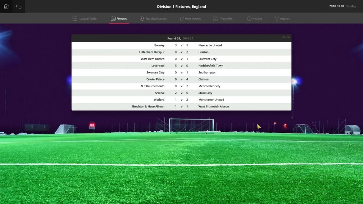 Global Soccer Manager 2018 — 1