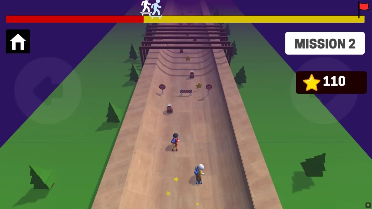 Two Skateboards Driving Simulator — 3