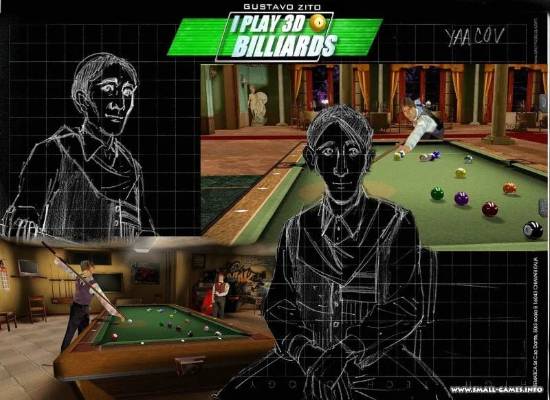 I Play 3D Billiards — 1