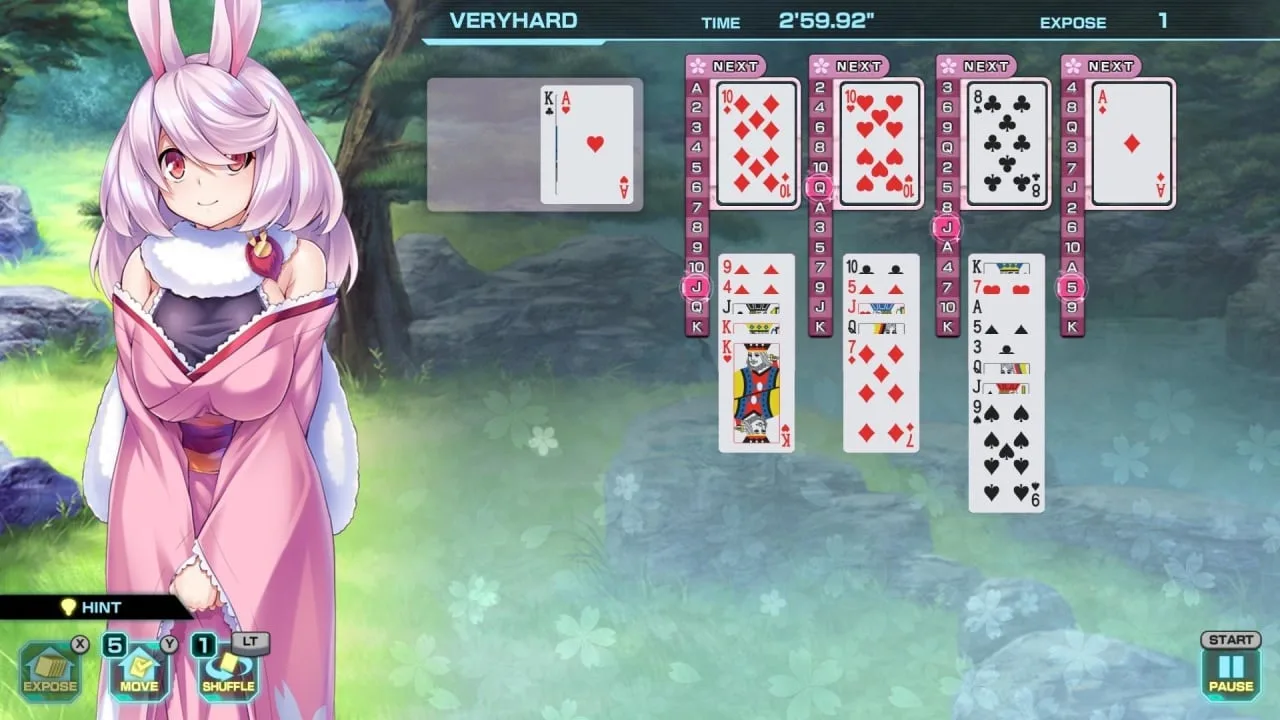 Pretty Girls Four Kings Solitaire — 4