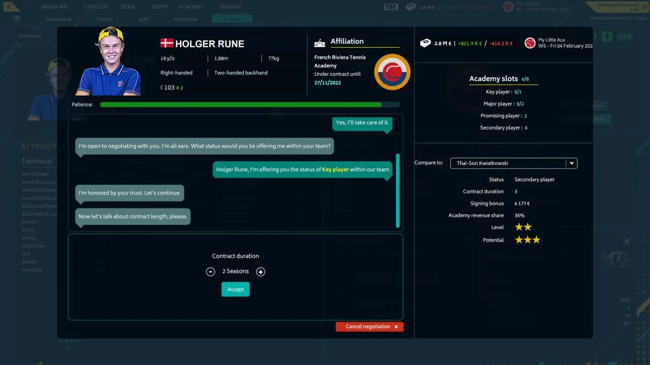Tennis Manager 2022 — 6
